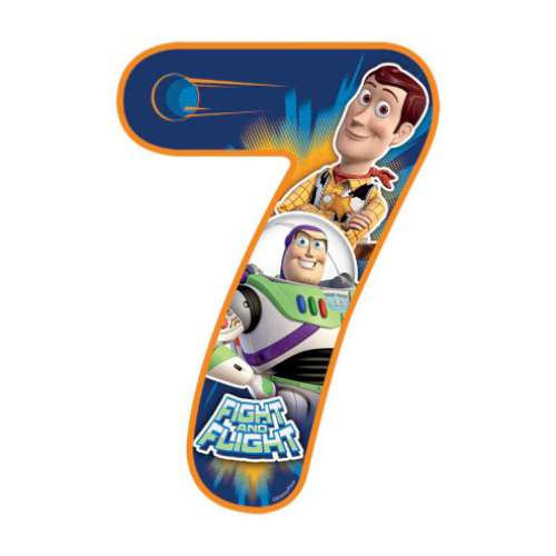 Toy Story Number 7 Edible Icing Image - Click Image to Close